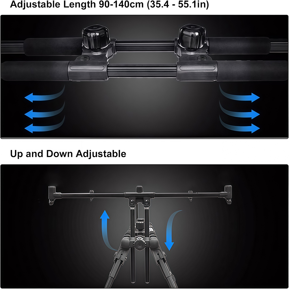 JSFUN  Adjustable 5-Rod Fishin - Fishing Rod Rack recension och pris