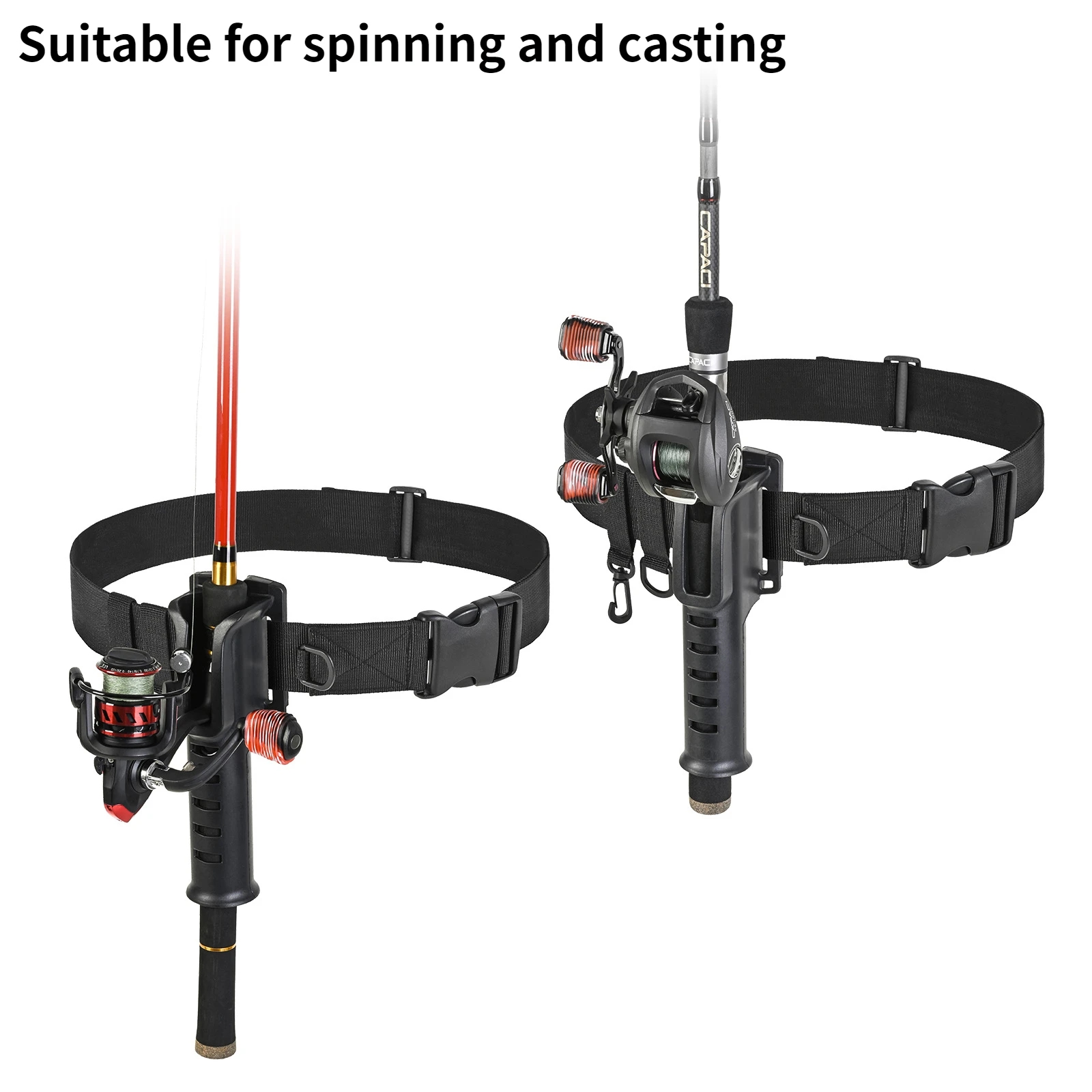 Hanging Fishing Waist Belt Rod - Fishing Rod Fly recension och pris