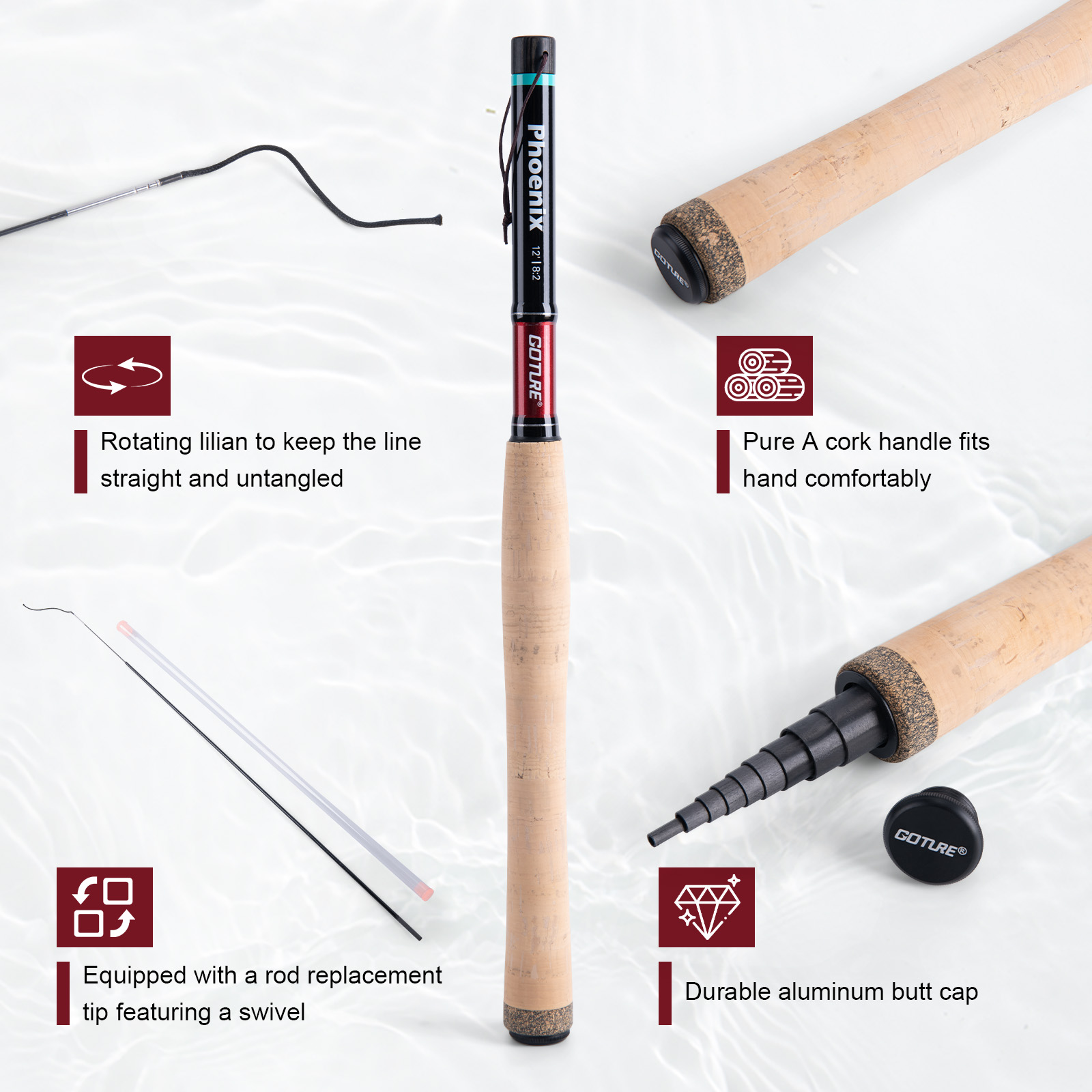 Goture 3.6m Tenkara Rod Set wi - Fishing Rod Fly recension och pris