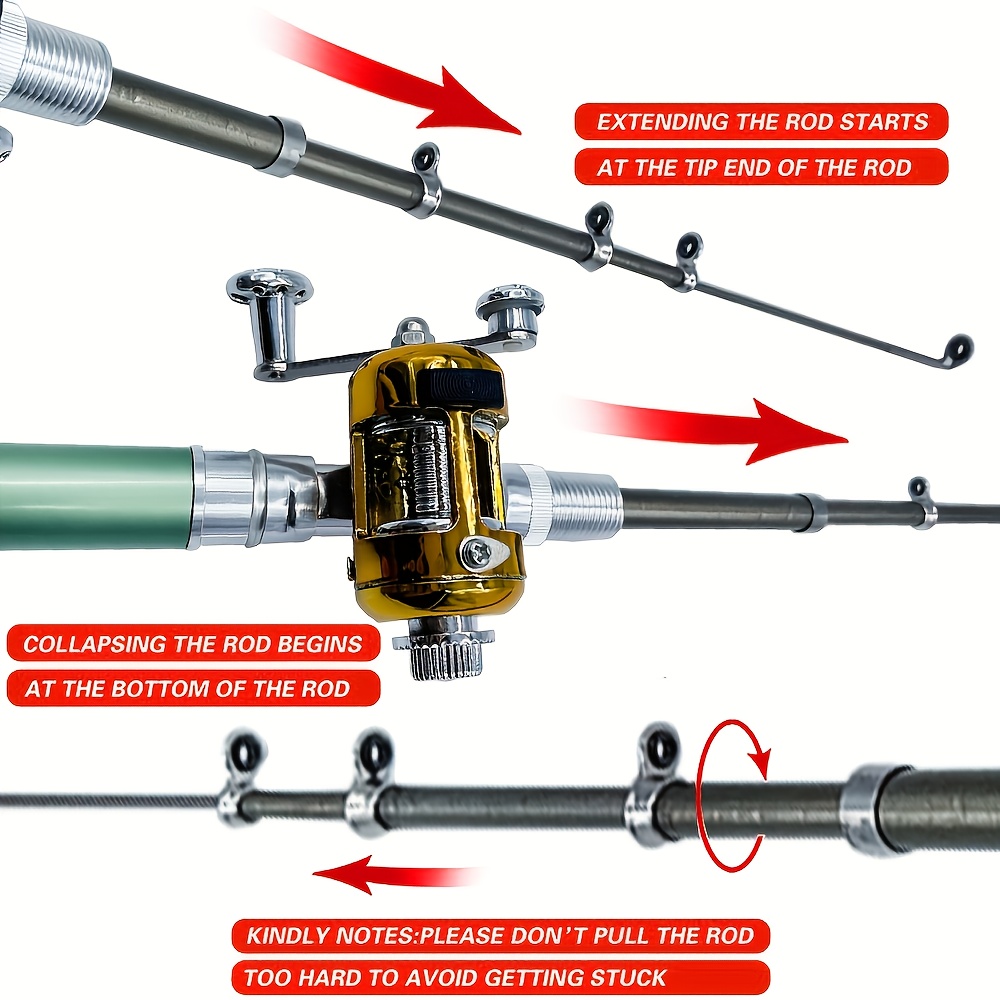 Pocket Ice Fishing Rod & Reel  - Fishing Rod Ice recension och pris